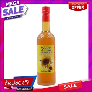 กู๊ดบีน้ำผึ้งดอกทานตะวันแท้ 100เปอร์เซ็นต์ 1000กรัม Good Bee Honey Sunflower 100 percent 1000 grams