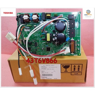 ขายอะไหล่ของแท้/เมนบอร์ดคอล์ยร้อนแอร์โตชิบา/TOSHIBA/ระบบInverter/43T6V866/ใช้กับรุ่นRAS-16PACVG-T