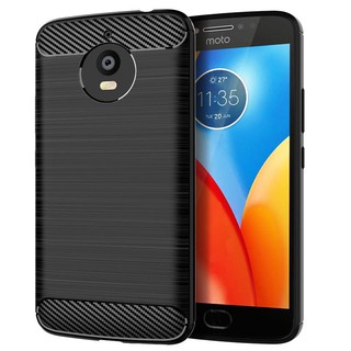 สำหรับ Motorola Moto E4 Plus / E4 เคสซิลิโคน แบบนุ่ม คาร์บอนไฟเบอร์ ทนทาน