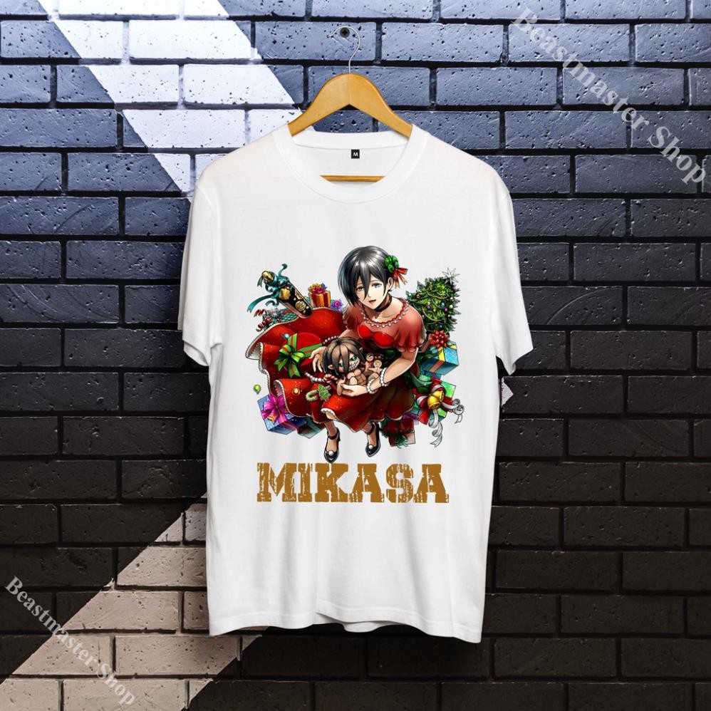 Mikasa Ackerman เสื้อ unisex - เสื้อ Attack on Titan Unisex - เสื้อยืด Mikasa Ackerman สุดเท่ - MA-0