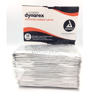 ผ้าปิดจมูกคาร์บอนกันฝุ่น4ชั้น Dynarex หน้ากากอนามัย ป้องกันฝุ่นกันเชื้อโรค ผ้าปิดจมูกคาร์บอนป้องการฝุ่นละออง 4 ชั้น