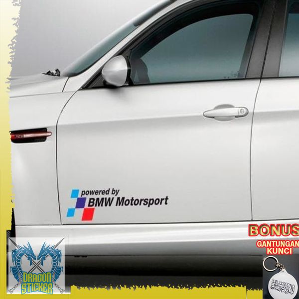Bmw motorsport ขับเคลื่อนโดย bmw สติ๊กเกอร์ติดรถ Dragon Sticker