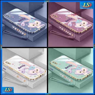 เคส Samsung A02 เคส Samsung M02 เคส Samsung A12 A50 A50S A30S A7 2018 A03S A02S A22 5G A22 4G M22 F22 A20S เคสโทรศัพท์มือถือ ลายการ์ตูนกระต่าย StellaLou TZ