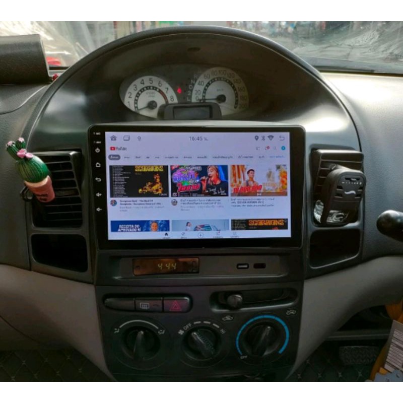 จอ Andriod จอพร้อมหน้ากากตรงรุ่นTOYOTA Vios 2002-2006ขนาด9นิ้ว (4+32GB)