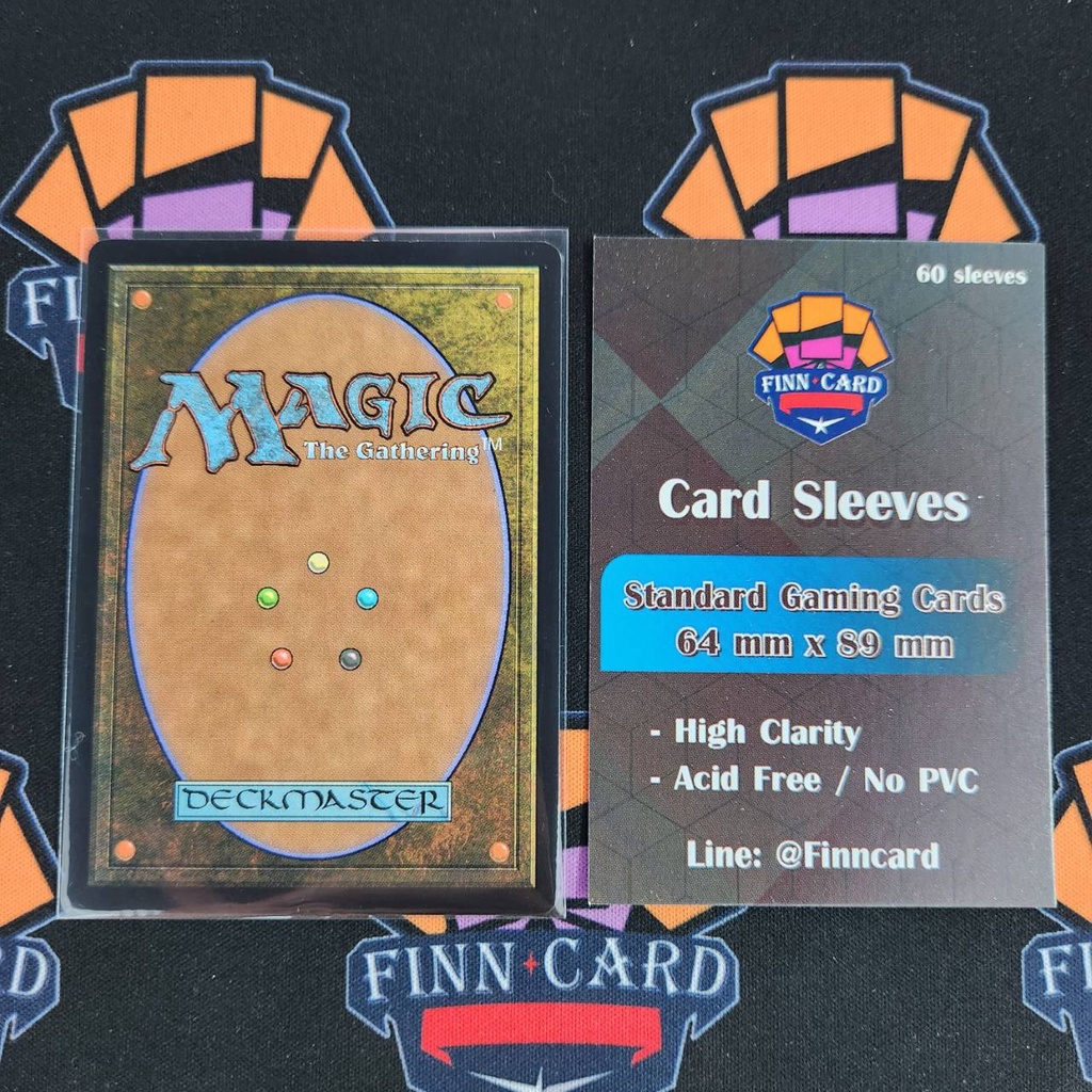 Sleeve สลีฟ ซองใสสำหรับใส่การ์ดเกมส์ ราคาถูก (MTG / One Piece / Pokemon / Yu-Gi-Oh! / Vanguard/Battle Spirit เป็นต้น) SL - รูปที่ 6