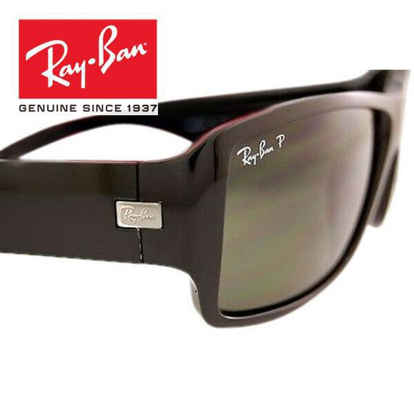 Original RB Sunglasses Rb4199 6019A 61Mm Black Grey G-15 Polarized New ...