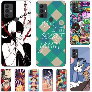 เคสโทรศัพท์มือถือ ซิลิโคนนิ่ม ลายการ์ตูนอนิเมะน่ารัก แฟชั่น สําหรับ TCL 30SE 6165 TCL 305 TCL 306
