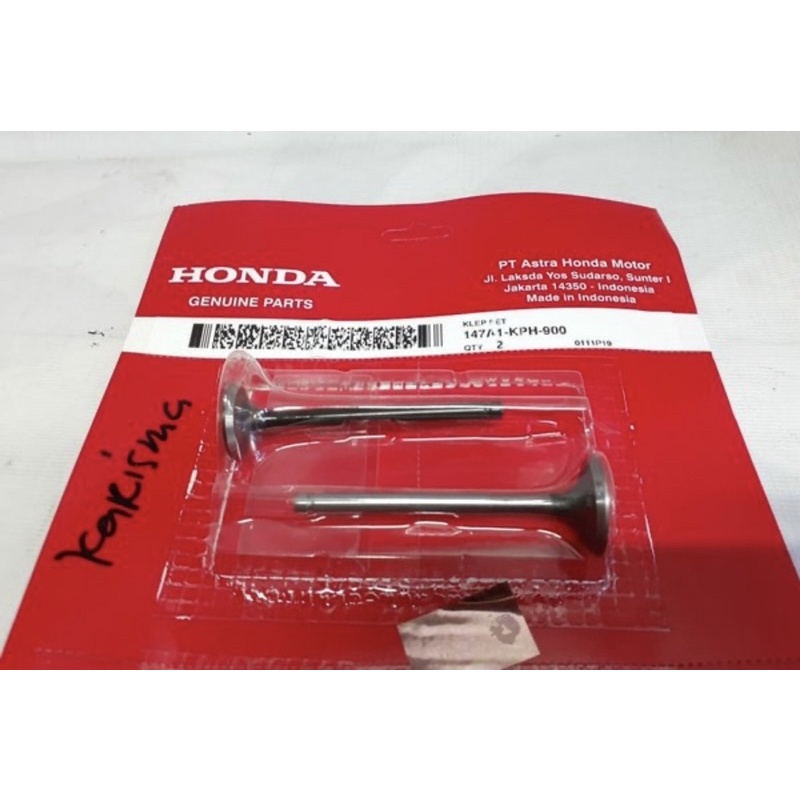 วาล์วร่มวาล์วในชุด Ex Honda Karisma Kharisma kirana Supra X 125 Batman - Supra x 125 - Karisma ORIGI