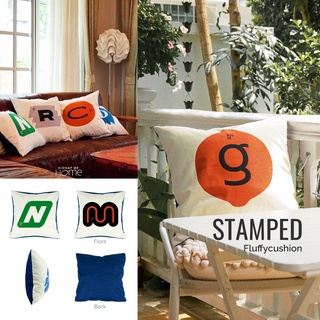 หมอนอิง ปริ้นลายตัวอักษร A - Z | CUSHION (STAMPED)