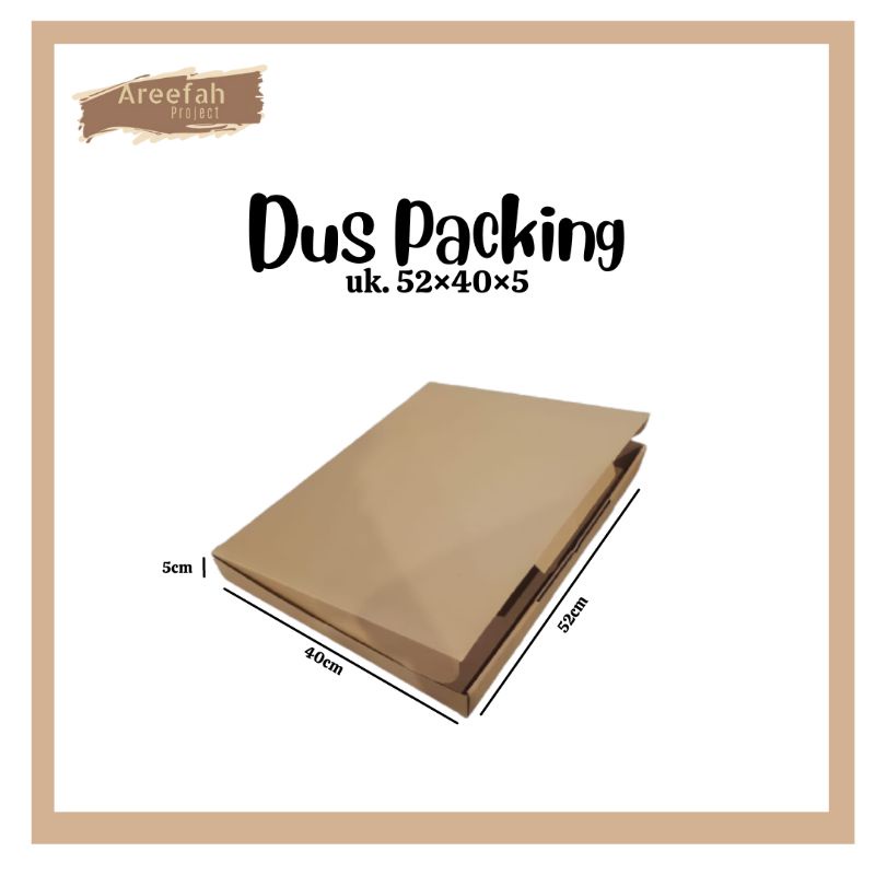 CARDBOARD / CARDBOARD BOX / DI CUT PACKING CARDBOARD ขนาด 52x40x5 cm