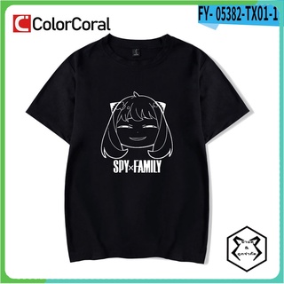 เสื้อยืด พิมพ์ลายการ์ตูนอนิเมะ SPY X FAMILY น่ารัก เหมาะกับฤดูร้อน สําหรับผู้ชาย และผู้หญิง 2022