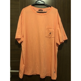 เสื้อยืด Nautica ไซร้ XL สีส้มโอรส  ส่งฟรี 590 ผ้านิ่มๆค่ะ