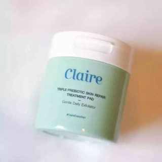 Claire Triple Prebiotic Skin Repair Treatment Pad 60แผ่น