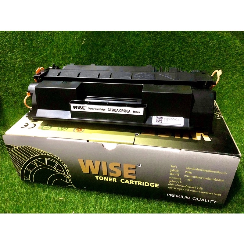 WISE แท้ ตลับหมึก Toner-Re HP CE505A/CF280A