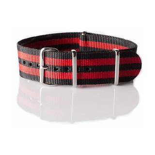 สายนาโต้ nato strap รุ่น black and red