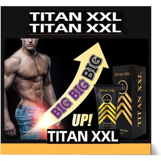 TITAN XXL 50 มล. ครีมนวดขยายเพิ่มขนาดน้องชาย รุ่นพิเศษสีทอง เห็นผล 100% (มีวิธีนวดให้)