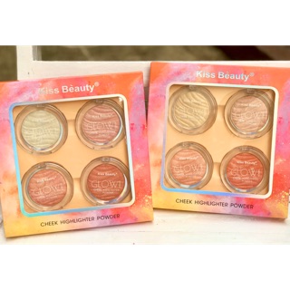 CHEEK HIGHLIGHTER POWDER#KISS BEAUTY