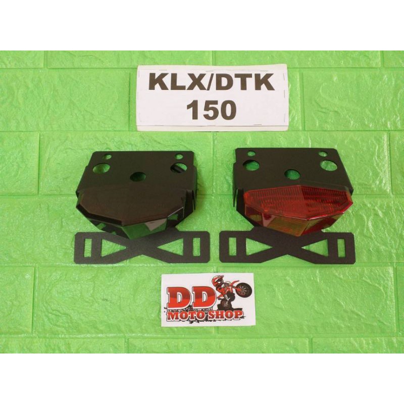 ท้ายสั้น KLX150 #มีไฟเลี้ยวในตัว #โครงเหล็กหนา 1.2 มม. ไฟท้าย KLX150 DTK150 BF150 D-TRACKER150