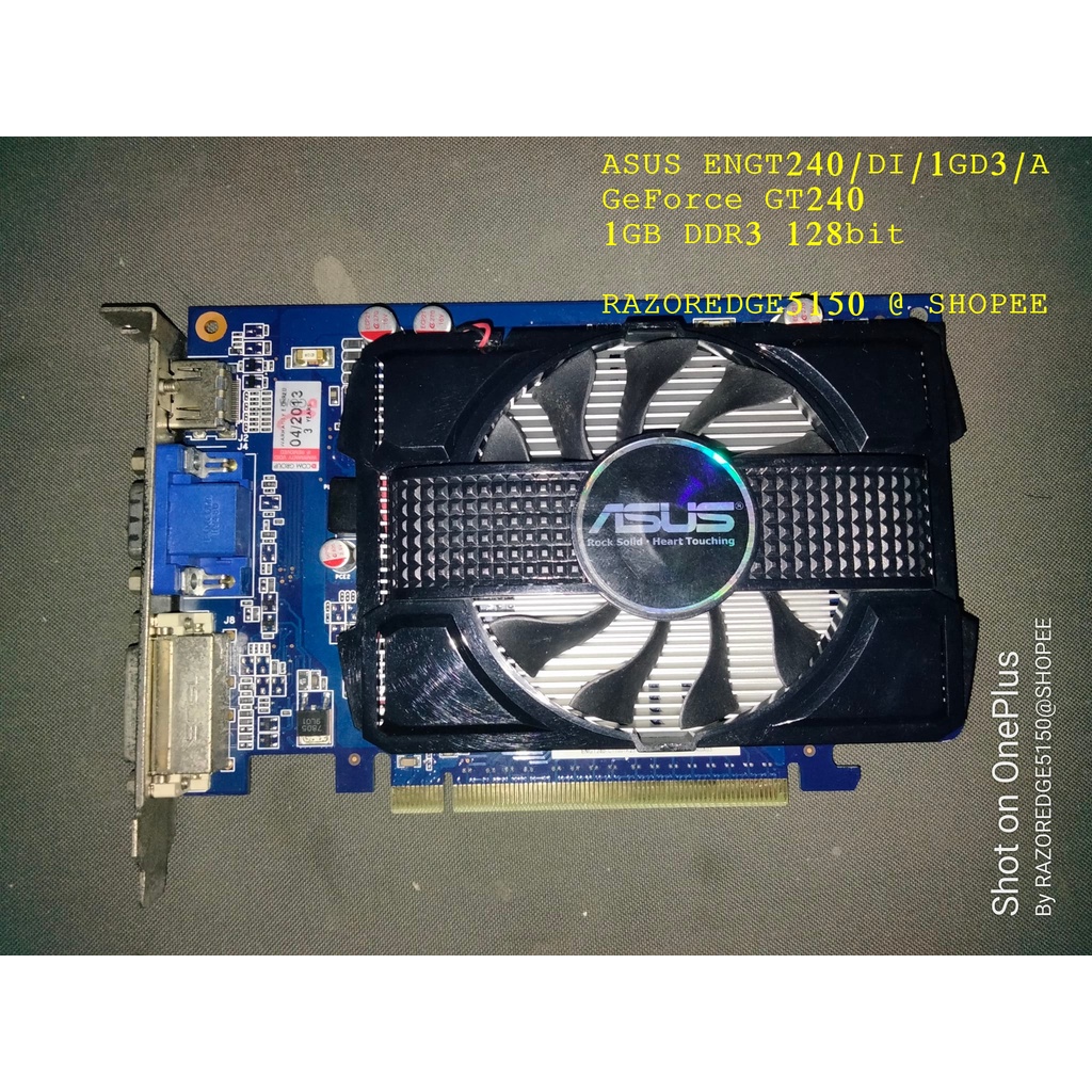 (การ์ดจอมือสอง) ASUS GeForce GT240 1GB