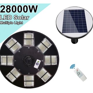 โคมไฟถนน UFO MP 16 ช่องLED 23000W - 28000W  Square Light  โคมไฟโซลาร์เซลล์ พลังงานแสงอาทิตย์ Solar Street Light