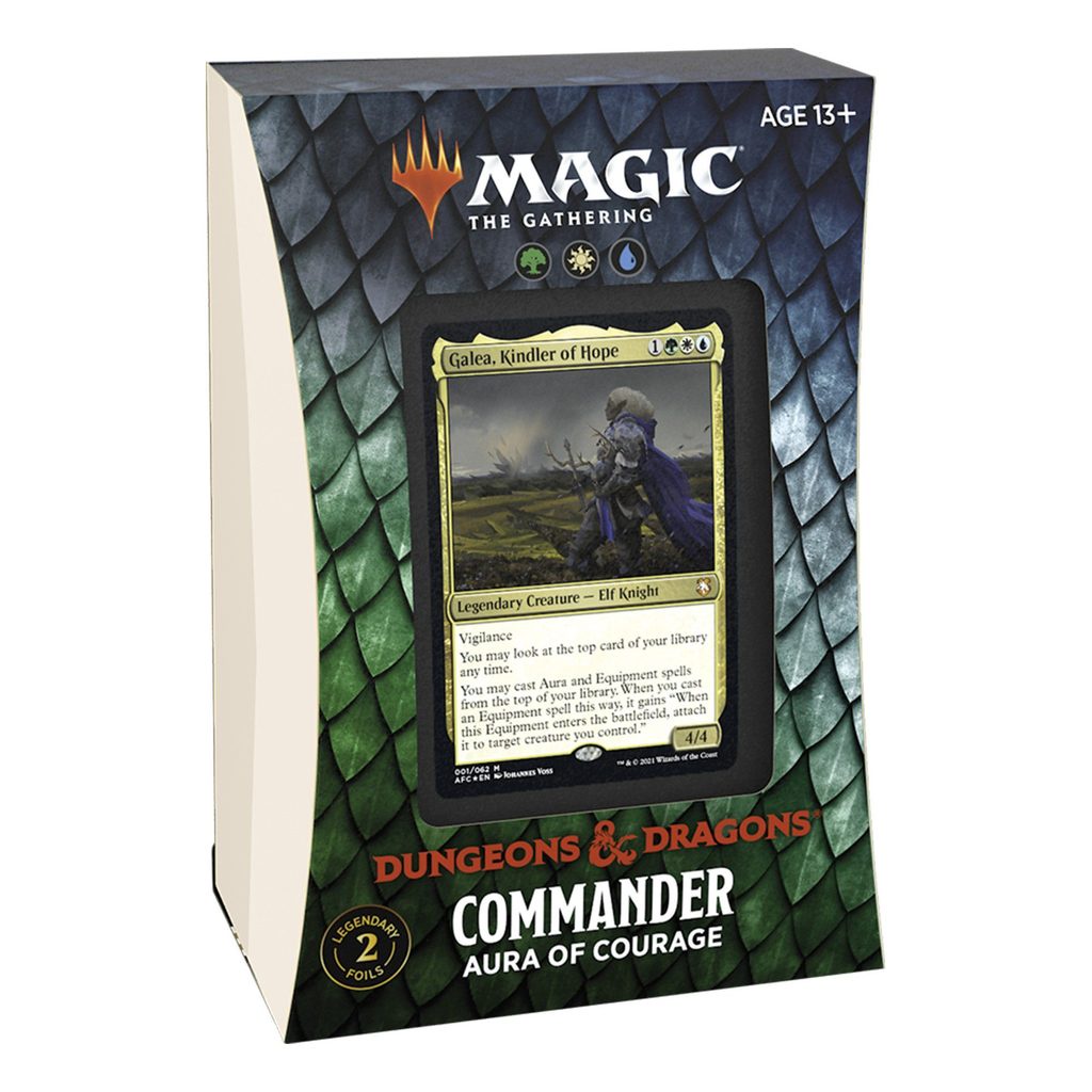 Magic the Gathering: Aura of Courage Commander Deck