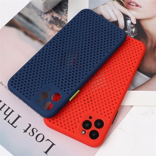 เคสโทรศัพท์มือถือ ระบายความร้อน สีแคนดี้ สําหรับ IPhone X XR XS Max 11 Pro Max