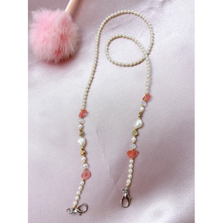 สายคล้องแมส สายคล้องหน้ากาก cherry quartz mask strap