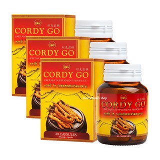 CORDY GO คอร์ดี้ โก ถั่งเช่าผสมเห็ดหลินจือแท้ ช่วยลดความดัน คอเลสเตอรอล เบาหวาน เสริมสมรรถภาพทางเพศ บำรุงปอด ภูมิแพ้