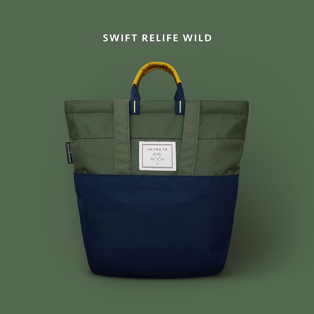 Swift relife wild backpack กระเป๋าเป้ รุ่นสวิฟต์ไวด์ สีเขียว / กระเป๋าสะพายข้าง / กระเป๋าใส่คอมพิวเตอร์