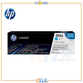 HP LaserJet Toner CC531A (304A) Cyan - (Genuine guarantee) สินค้าแท้รับประกันศูนย์