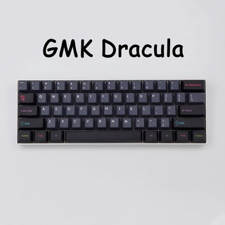 GMK Dracula keycaps cherry profile DYE-sublimation  pbt  keycap 137 keys 64/68/87/96/980