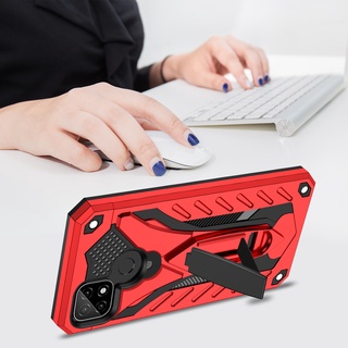[ ส่งจากไทย ] Case Realme C25 เคสเรียวมี เคสหุ่นยนต์ Robot case เคสไฮบริด มีขาตั้ง เคสกันกระแทก Realme C25