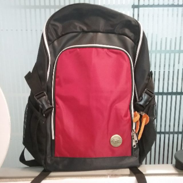 กระเป๋าเป้ กระเป๋าใส่ Notebook  Coca Cola โค้ก สีดำ-แดง