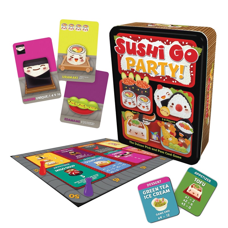 【Ready Stock】Sushi GO Party Game Sushi Go Card Game เกมการ์ดเกมของเล่นสำหรับครอบครัว #4