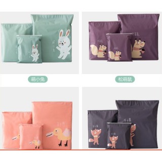 สินค้าพร้อมส่ง!! ถุงกันน้ำแบบ ซิปล็อค set 3 ใบ