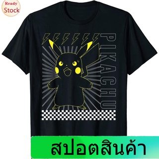 เสื้อยืดกีฬา Pokemon Pika Poke T-Shirt Short sleeve T-shirts