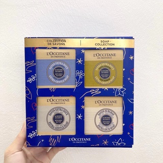 Loccitane ชุดสบู่เชียร์บัตเตอร์ ดอกซากุระ 100 กรัม