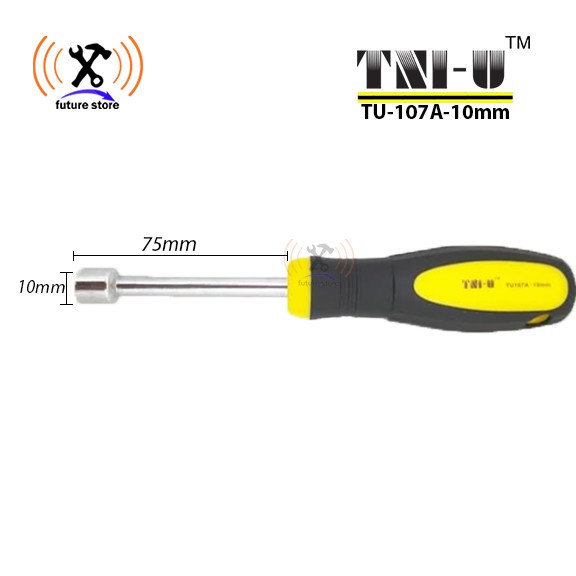 TU-107A-10mm - กุญแจ TNI-U 3 ด้าม เส้นผ่านศูนย์กลาง 10 มม. - 73981