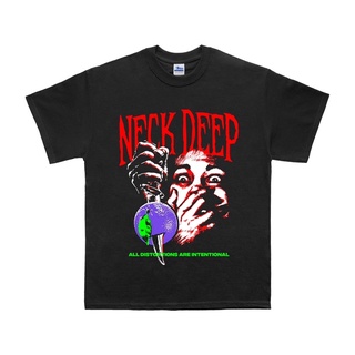 เสื้อยืดสีขาวเสื้อยืดพรีเมี่ยม พิมพ์ลาย DEEP DEEP - Distributions PREMIUM MUSIC UNOFFICIAL MERCHS-4XL