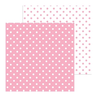 กระดาษ Doodlebug Petite Swiss Dot Cardstock 12"X12 : Cupcake