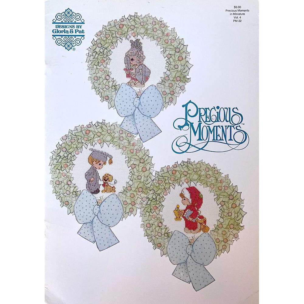 ส่งต่อ เหมือนใหม่ Precious Moments USA Cross Stitch Collection สมุดครอสติช Precious Moments in Miniature Vol.4 PM-32