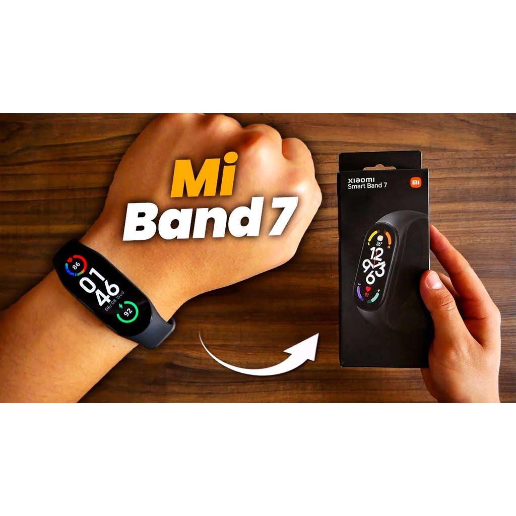 [New Arrival] Xiaomi Mi Smart Band 7 สายรัดข้อมืออัจฉริยะ mi7 miband สมาร์ทวอทช์ รับประกัน 1 ปี