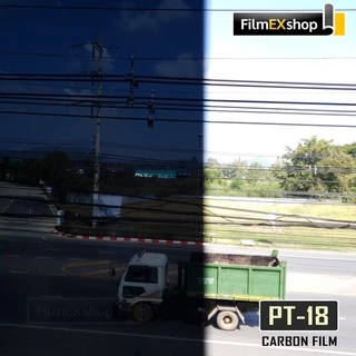 PT-18 VLT 1% ฟิล์มคาร์บอน Carbon Window Film ฟิล์มกรองแสง ฟิล์มติดกระจก ฟิล์มกรองแสงรถยนต์ (ราคาต่อเมตร)