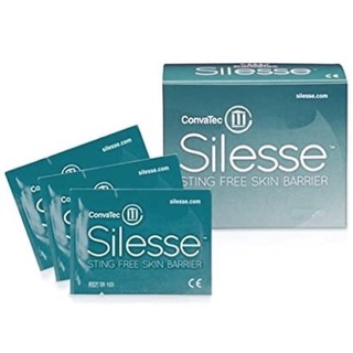 Convatec Silesse Sting Free Skin Barrier Wipe คอนวอเทกแผ่นปกป้องผิวหนังจากของเหลว ปัสสาวะ