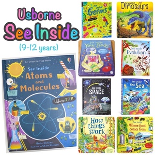 หนังสือบอร์ดบุ๊คสำหรับเด็ก Usborne see inside series เซตเด็กโต 9-12 ปี