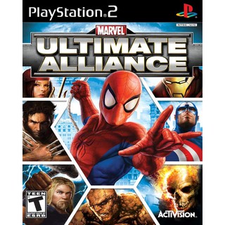 แผ่นเกมส์ps2 Marvel: Ultimate Alliance ps2 เกมเพทู มาร์เวล marvel spiderman ps2