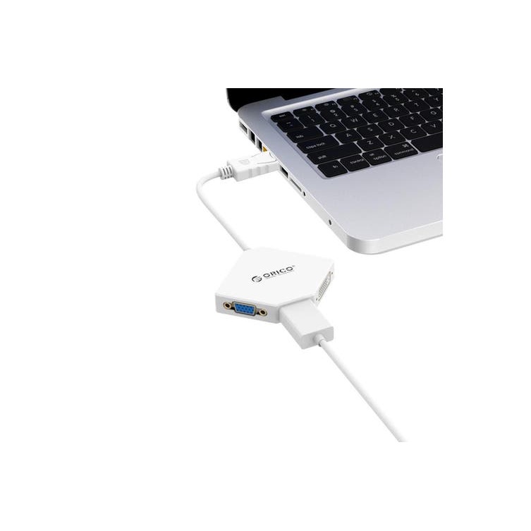 ORICO (DPT-HDV3-WH) DP To HDMI DVI VGA Adapter To รูปที่ 4