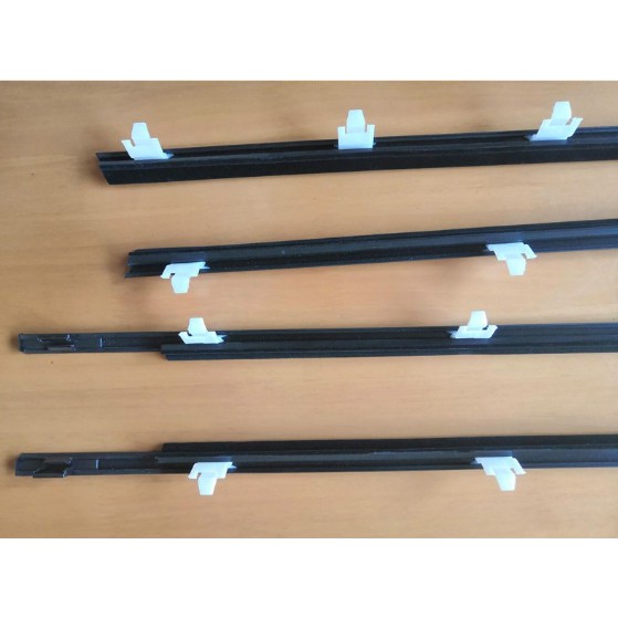 ตกแต่งบ้าน (สีดํา) ขอบซีลประตูหน้าต่างรถยนต์ สําหรับ Toyota Avanza 2003-2011 ส่งด่วน สั่งเลย