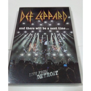 DVD DEF LEPPARD and there will be a next time...LIVE FROM DETROIT