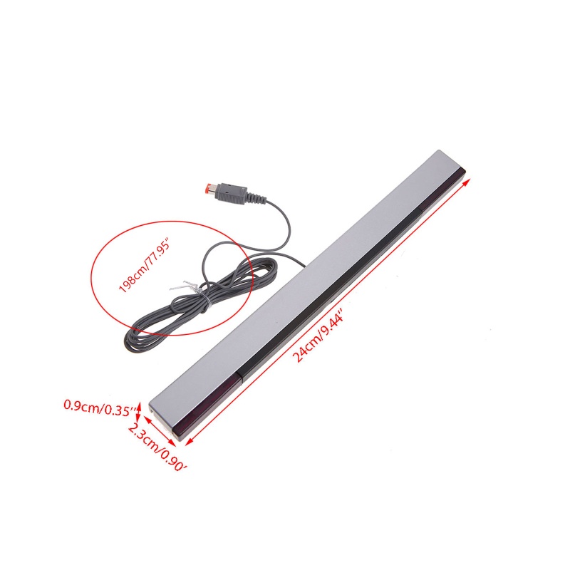 Ah บาร์รับเซ็นเซอร์แบบมีสายที่ใช้งานได้จริงใหม่สําหรับ Wii สําหรับ Wii U